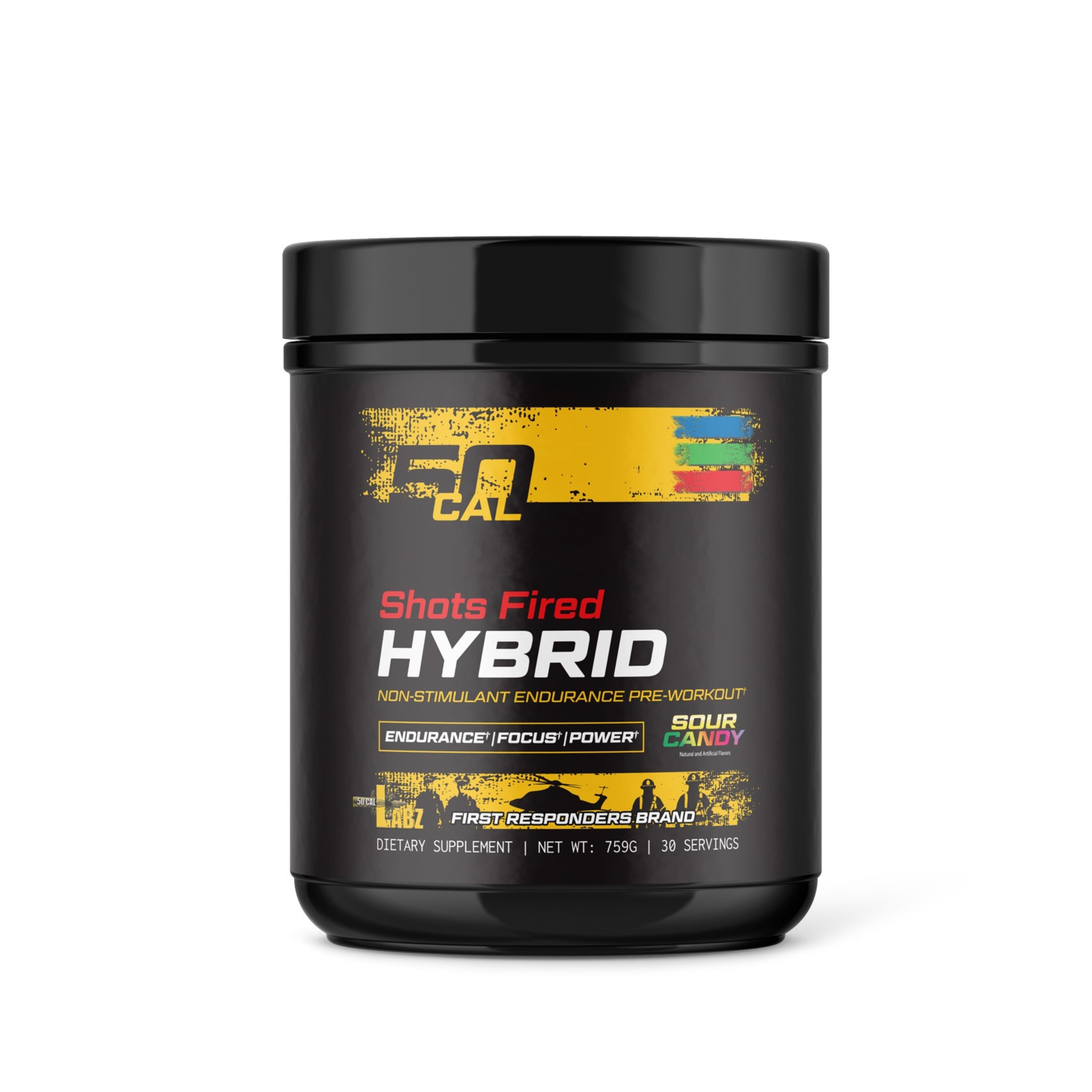 SHOTS FIRED HYBRID - STIMULANT FREE PREWORKOUT