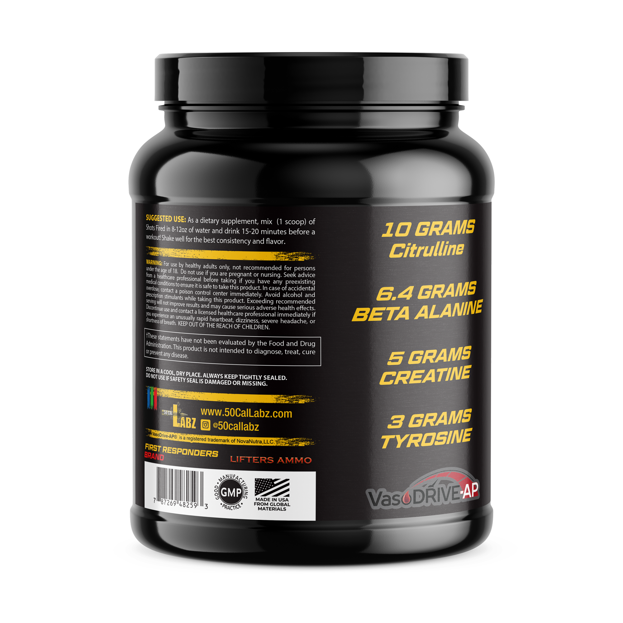 Shots Fired® Fully Loaded - The Strongest PreWorkout