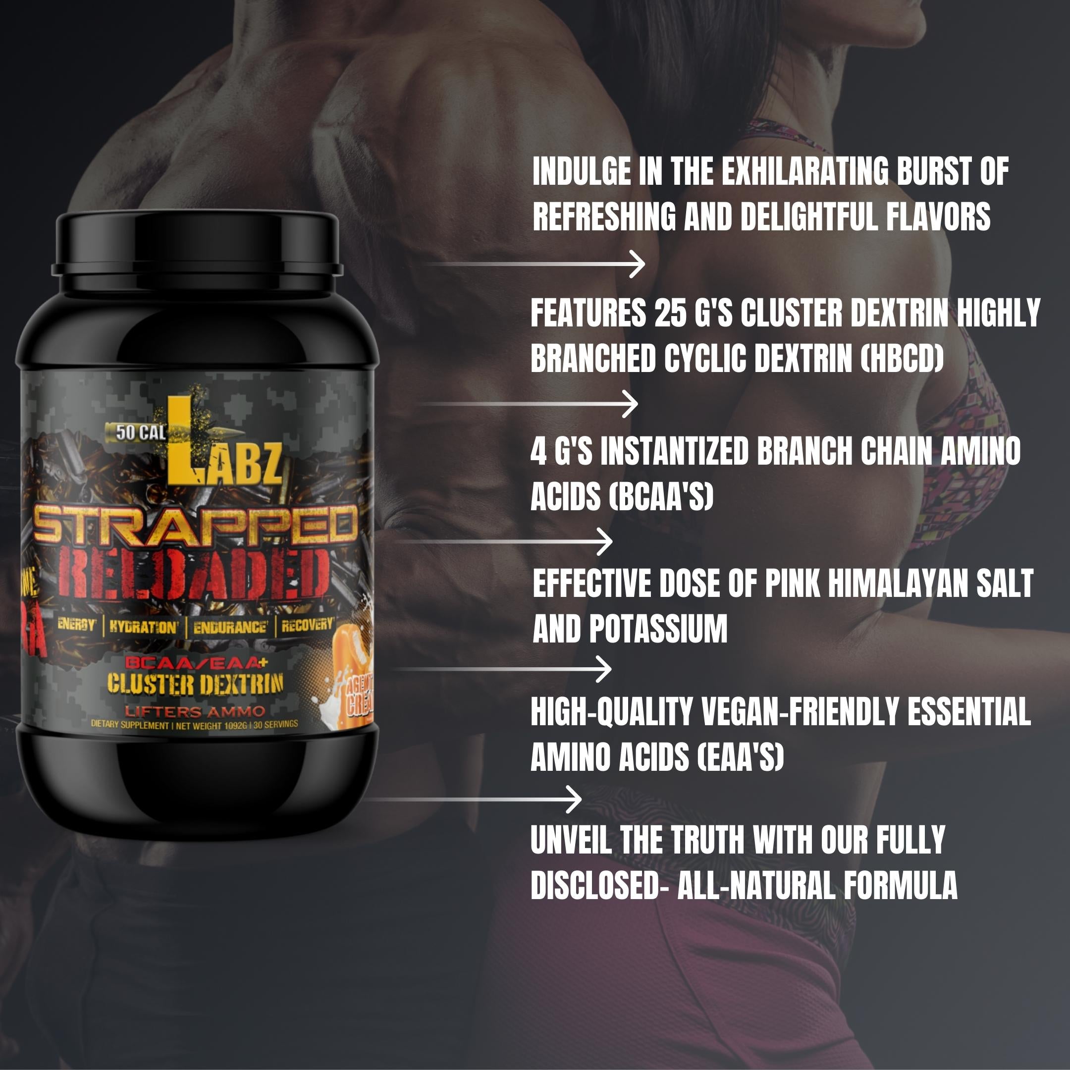 Strapped Reloaded - Cluster Dextrin/BCAA/EAA